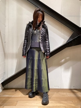 「TATRAS」｜「アイテム（Tシャツ/カットソー）」を使った、Yukinob2ndさん（レディース・157cm）の冬コーディネート