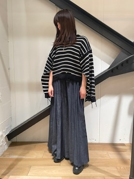 「B'2nd（ビーセカンド）のアイテム（ブーツ）」を使った、Yukinob2ndさん（レディース・156cm）の冬コーディネート