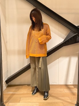 「THE KEIJI（ザ ケイジ）のアイテム」を使った、Yukinob2ndさん（レディース・156cm）の春コーディネート
