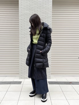「TATRAS」｜「アイテム（ブーツ）」を使った、Yukinob2ndさん（レディース・157cm）の冬コーディネート