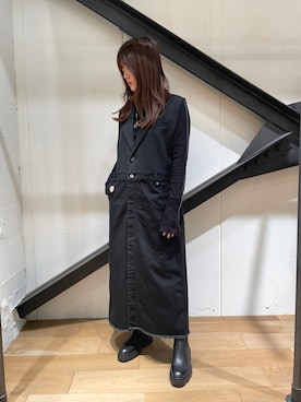 「B'2nd（ビーセカンド）のアイテム（ブーツ）」を使った、Yukinob2ndさん（レディース・157cm）の秋コーディネート