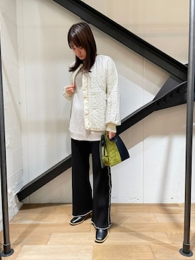 「B'2nd（ビーセカンド）のアイテム（ジャケット/アウター）」を使った、Yukinob2ndさん（レディース・156cm）の秋コーディネート