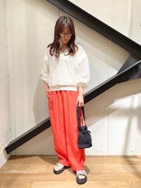 「B'2nd（ビーセカンド）のアイテム」を使った、Yukinob2ndさん（レディース・157cm）の夏コーディネート