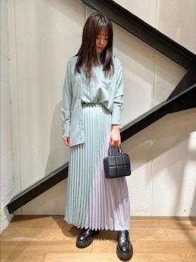 「B'2nd（ビーセカンド）のアイテム」を使った、Yukinob2ndさん（レディース・157cm）の夏コーディネート