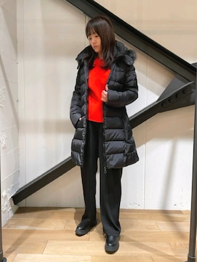 「TATRAS」｜「アイテム（ブーツ）」を使った、Yukinob2ndさん（レディース・156cm）の冬コーディネート