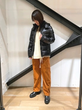 「B'2nd（ビーセカンド）のアイテム（ブーツ）」を使った、Yukinob2ndさん（レディース・156cm）の冬コーディネート
