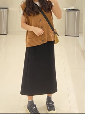 「EXCELSIOR（エクセルシオール）のアイテム」を使った、Lei Chol Wengさん（レディース・150cm）の春コーディネート