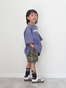「and D. petit main（アンドディープティマイン）のアイテム」を使った、ryochan☺︎さん（キッズ・110cm）の夏コーディネート