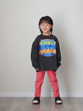 「BREEZE（ブリーズ）のアイテム」を使った、ryochan☺︎さん（キッズ・110cm）の冬コーディネート