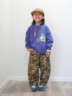 「p.premier（ピードットプルミエ）のアイテム」を使った、ryochan☺︎さん（キッズ・110cm）の秋コーディネート