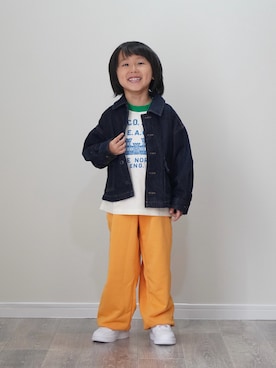 「PAIRMANON STREET（ペアマノンストリート）のアイテム」を使った、ryochan☺︎さん（キッズ・110cm）の春コーディネート