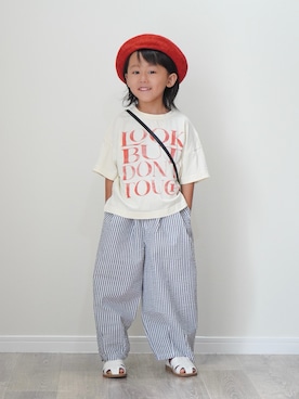 「MAKE YOUR DAY（メイクユアデイ）のアイテム」を使った、ryochan☺︎さん（キッズ・110cm）の夏コーディネート