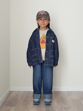 「Disney（ディズニー）のアイテム」を使った、ryochan☺︎さん（キッズ・110cm）の秋コーディネート