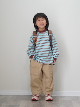 「Birthday（バースデイ）のアイテム」を使った、ryochan☺︎さん（キッズ・110cm）の春コーディネート