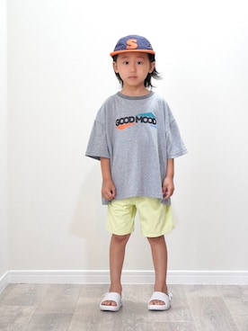 「and D. petit main（アンドディープティマイン）のアイテム」を使った、ryochan☺︎さん（キッズ・110cm）の夏コーディネート