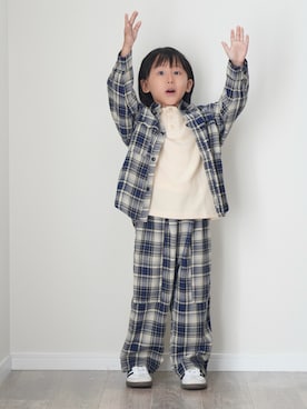 「and D. petit main（アンドディープティマイン）のアイテム」を使った、ryochan☺︎さん（キッズ・110cm）の秋コーディネート