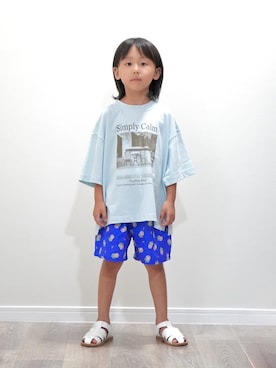 ryochan☺︎さん（キッズ・110cm）の夏コーディネート