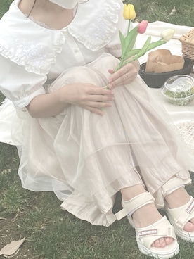 ま か ろ んさん（レディース・154cm）の夏コーディネート