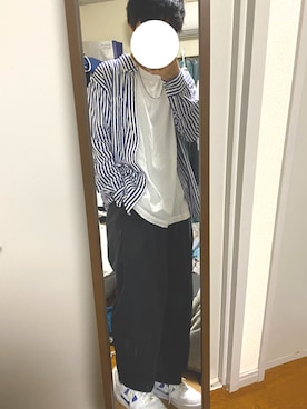 「初投稿」｜Fラン大学生の私服さん（メンズ・167cm）の夏コーディネート