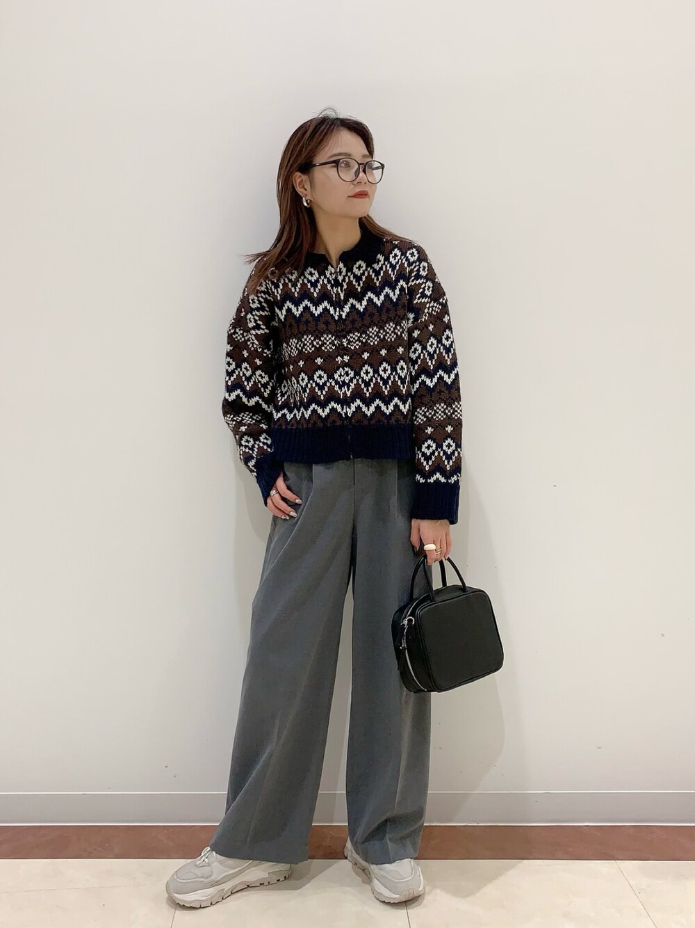 LOWRYS FARM（ローリーズファーム）の「カウチンニットカーディガン
