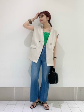 yuipiさん（レディース・158cm）の夏コーディネート