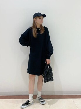 「アイテム（キャップ）」を使った、yuipiさん（レディース・158cm・20代）の春コーディネート