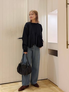 「LOWRYS FARM（ローリーズファーム）のアイテム（パンプス）」を使った、yuipiさん（レディース・158cm）の秋コーディネート