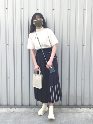 FRED PERRYフレッドペリー　巻きプリーツスカート風キュロットワイドパンツ 1651309933_320.jpg