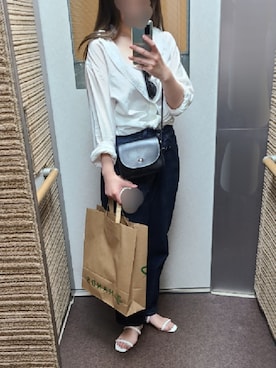 「Burner（バーナー）のアイテム（バッグ）」を使った、Mioさん（レディース・156cm）の夏コーディネート