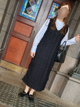 Mioさん（レディース・156cm）の冬コーディネート