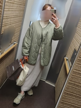 「classicalelf（クラシカルエルフ）のアイテム（スカート）」を使った、Mioさん（レディース・156cm）の冬コーディネート