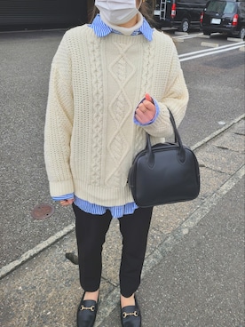 Mioさん（レディース・156cm）の冬コーディネート