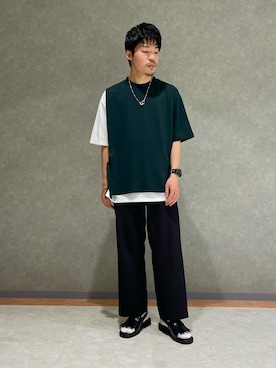 「tk.TAKEO KIKUCHI（ティーケータケオキクチ）のアイテム（アクセサリー）」を使った、tk.TAKEO KIKUCHI 名古屋パルコ店さん（メンズ・178cm）の春コーディネート