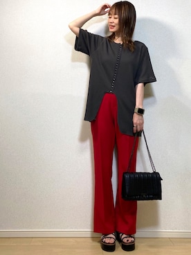 高野軍曹さん（レディース・158cm）の夏コーディネート