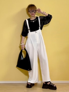 「ハーフムーンバック」｜高野軍曹さん（レディース・158cm）の春コーディネート