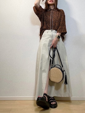 高野軍曹さん（レディース・158cm）の夏コーディネート