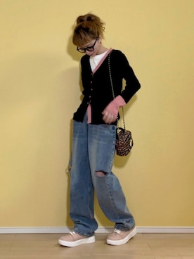 高野軍曹さん（レディース・158cm）の冬コーディネート