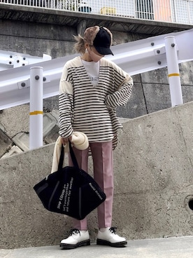 高野軍曹さん(レディース・158cm)の冬コーディネート