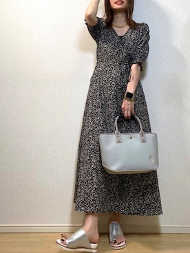 「EYLE（アイル）のアイテム」を使った、高野軍曹さん（レディース・158cm）の夏コーディネート