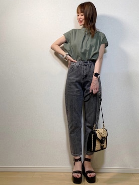 高野軍曹さん(レディース・158cm)の夏コーディネート