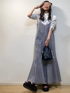 高野軍曹さん(レディース・158cm)の夏コーディネート