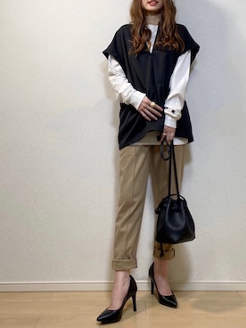 チャンピオンtシャツ のレディース人気ファッションコーディネート Wear