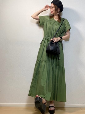 「and it_」｜高野軍曹さん（レディース・158cm）の夏コーディネート