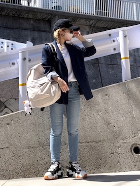 高野軍曹さん（レディース・158cm）の春コーディネート