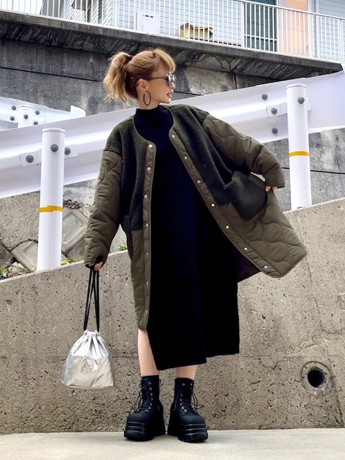 美品 プリーツプリーズ ワンピース ボーダー パープル ハイネック キーネック お値引き！プリーツプリーズ パープル上着 PLEATS PLEASE ISSEY MIYAKE