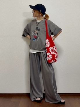 高野軍曹さん(レディース・158cm)の夏コーディネート