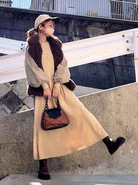 高野軍曹さん（レディース・158cm）の秋コーディネート