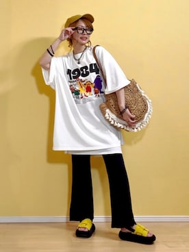 高野軍曹さん（レディース・158cm）の夏コーディネート