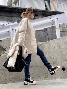 高野軍曹さん（レディース・158cm）の冬コーディネート