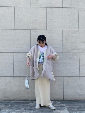 「CIAOPANIC TYPY（チャオパニックティピー）のアイテム（ノーカラージャケット）」を使った、Ayumiさん（レディース・159cm）の夏コーディネート